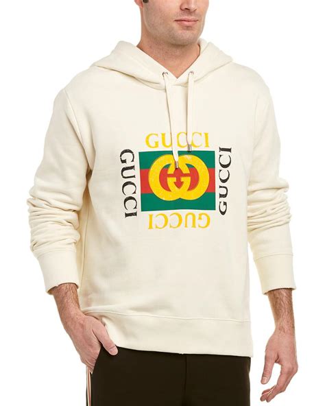 white gucci hoodies for men|real Gucci hoodie for men.